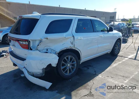 2018 Dodge Durango Gt Awd z USA, uszkodzony, nr VIN 1C4RDJDG7JC497007